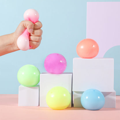 Glow in the Dark Dough Sensory Stress Ball 6cm Diameter 4
