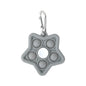 Silicone Star Pop It Fidget Spinner Toy with Keychain 8.1x6.2x3.7cm 6