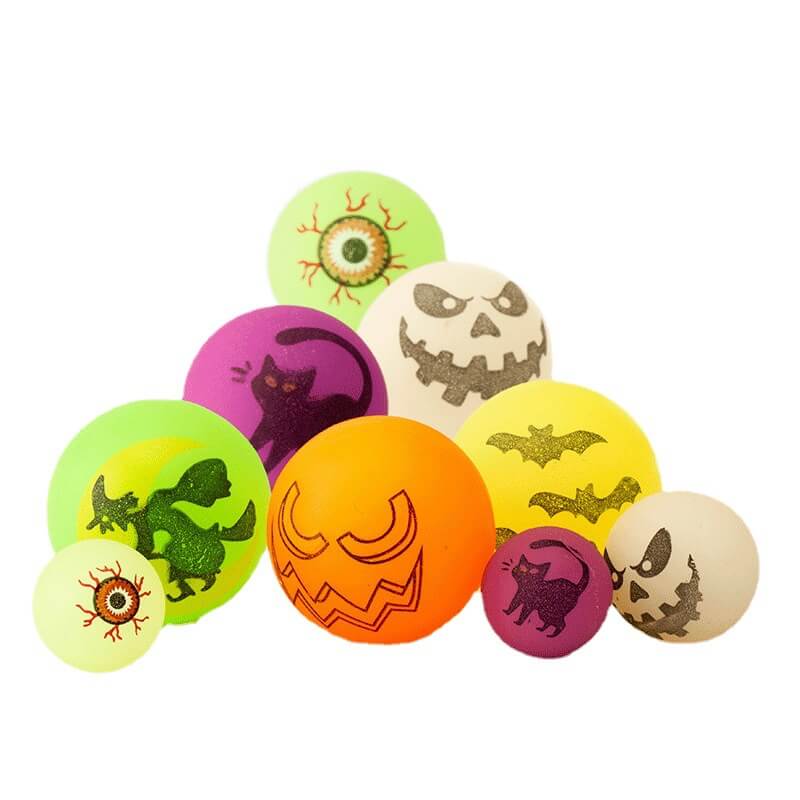 Halloween Glow In The Dark Bouncy Ball Toy Party Favor 25mm 30mm 43mm 5