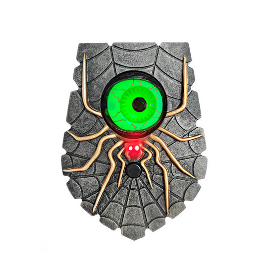 Halloween Spider Doorbell with Light and Sound Decoration