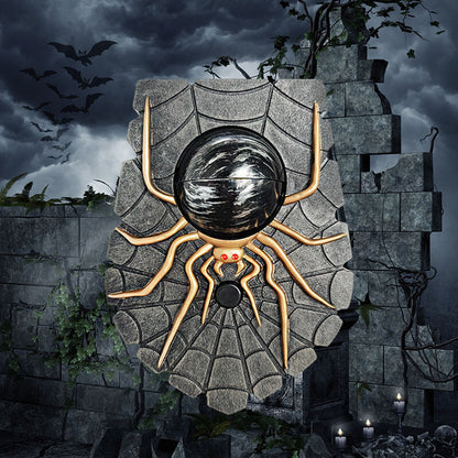 Halloween Spider Doorbell with Light and Sound Decoration 6