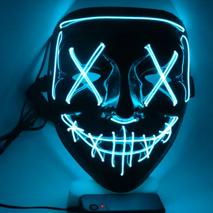 LED Ghost Face Halloween Mask Party Decoration 18