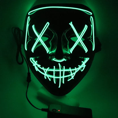LED Ghost Face Halloween Mask Party Decoration 16