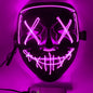 LED Ghost Face Halloween Mask Party Decoration 22