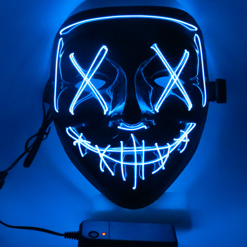 LED Ghost Face Halloween Mask Party Decoration 3