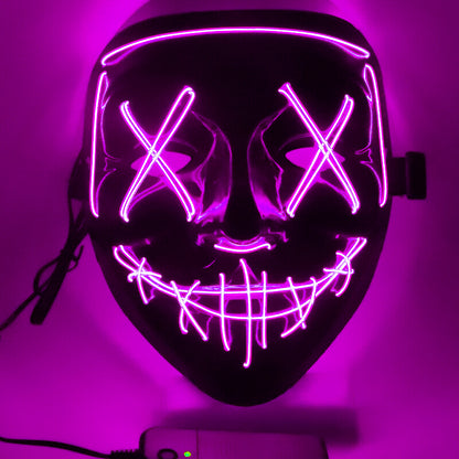 LED Ghost Face Halloween Mask Party Decoration 15