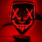 LED Ghost Face Halloween Mask Party Decoration 7