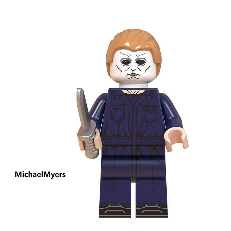 Plastic Building Blocks Halloween Minifigures Action Figures Set 8 Pack 8