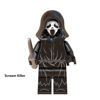Plastic Building Blocks Halloween Minifigures Action Figures Set 8 Pack 7