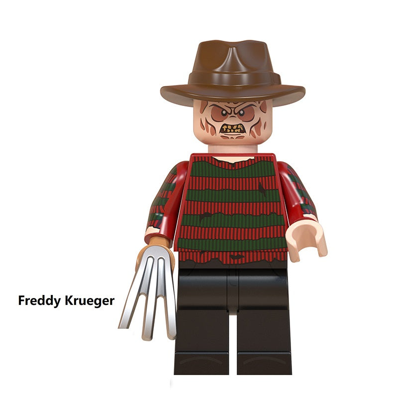 Plastic Building Blocks Halloween Minifigures Action Figures Set 8 Pack 2