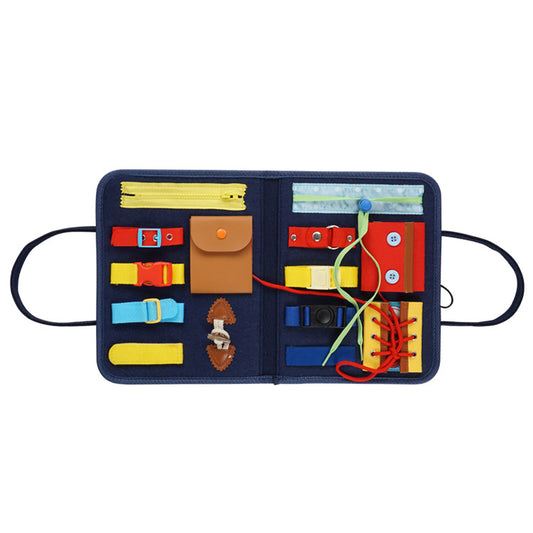 Montessori Busy Board Educational Hand Bag Toy for Toddlers