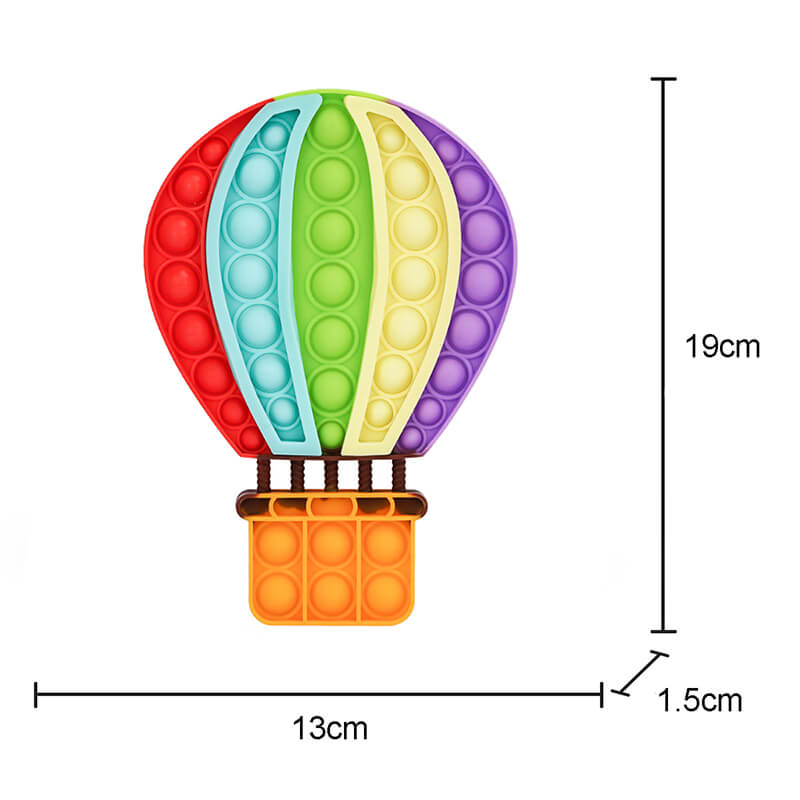 Silicone Pop It Fidget Toy for Boys Assorted Shapes 12