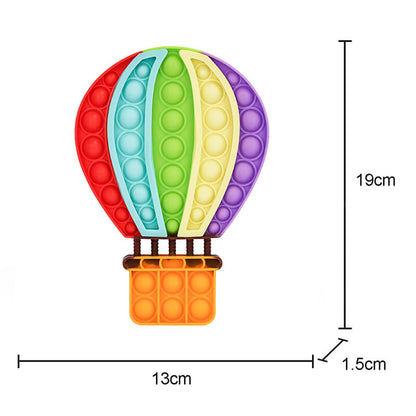 Silicone Pop It Fidget Toy for Boys Assorted Shapes 12