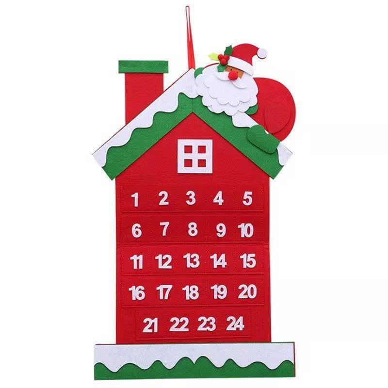 House Felt Advent Calendar Kit Christmas Countdown