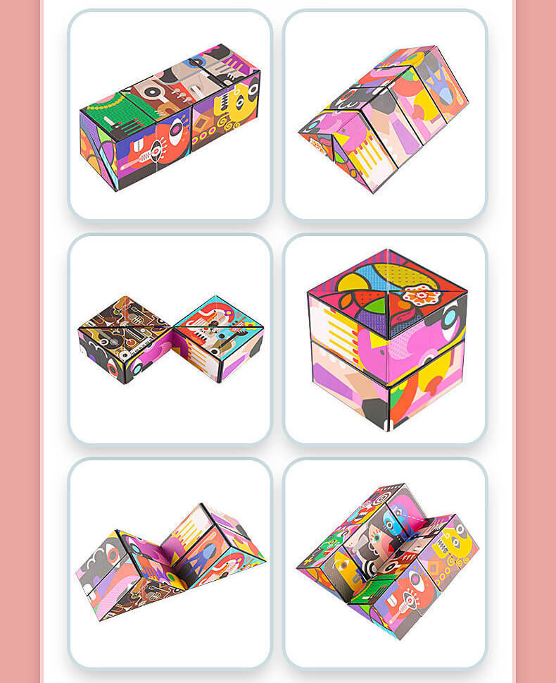Infinity Cube Fidget Toy 3D Changeable Shape Shifting Puzzle 12