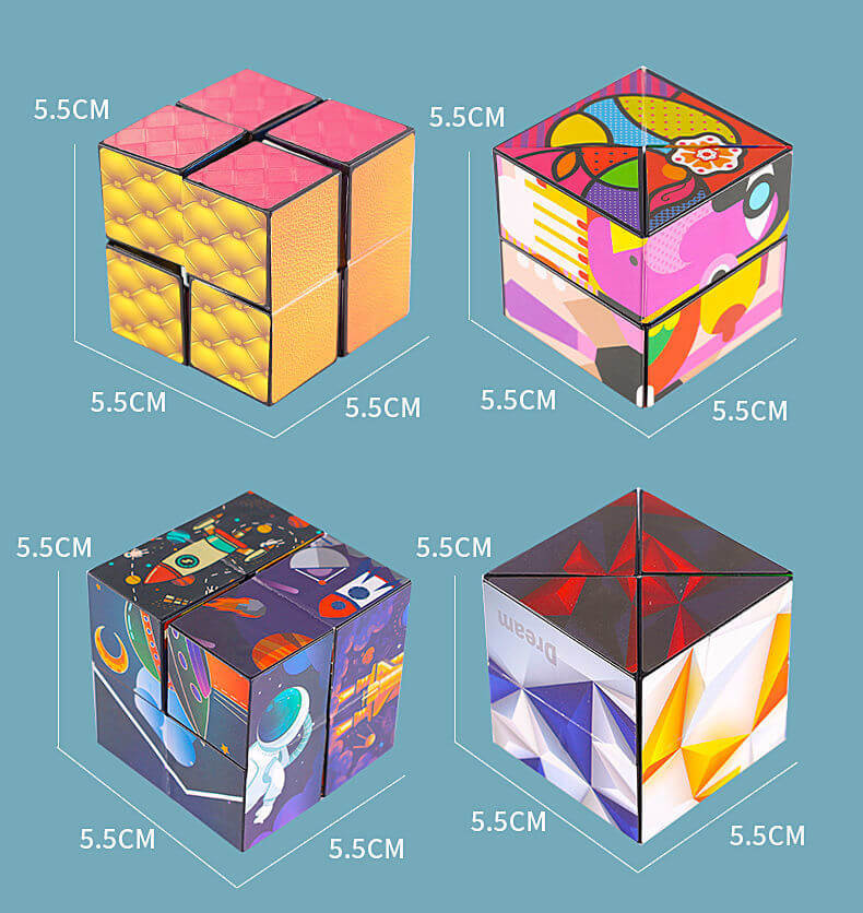 Infinity Cube Fidget Toy 3D Changeable Shape Shifting Puzzle 16