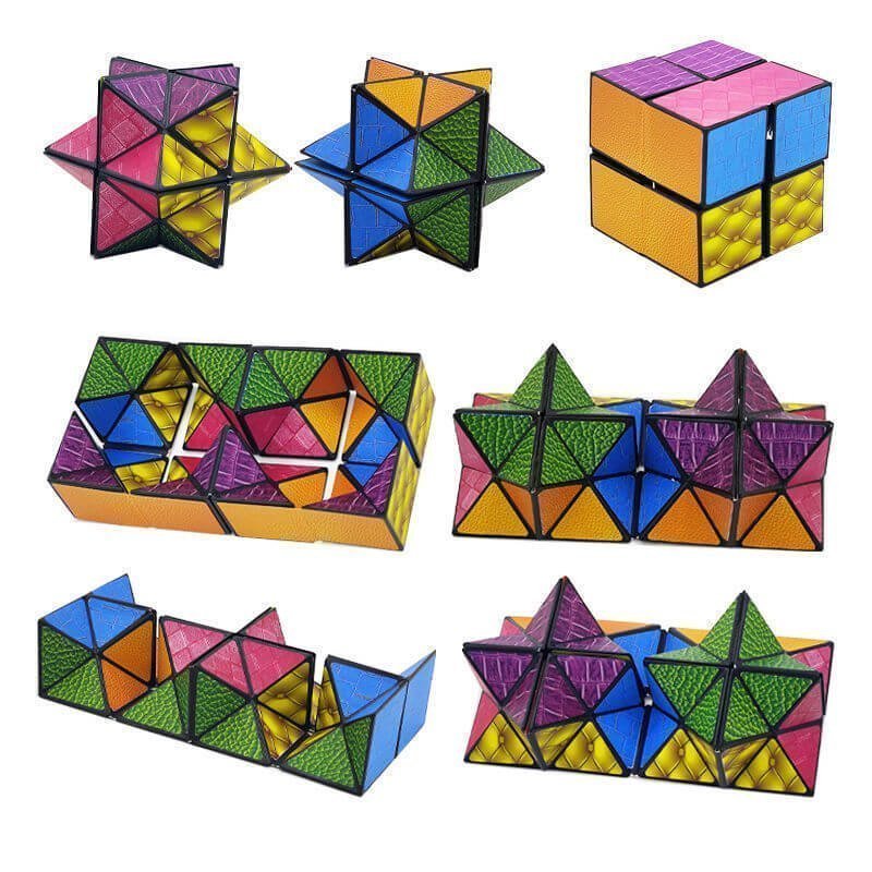 Infinity Cube Fidget Toy 3D Changeable Shape Shifting Puzzle 4