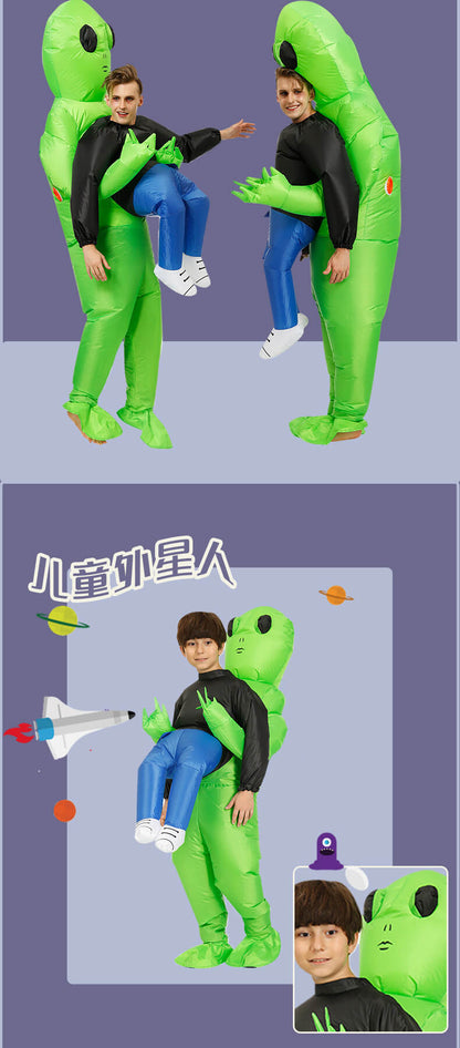 Inflatable Santa Claus Costume Christmas Party Outfit for Adults 5