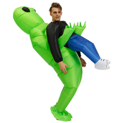 Inflatable Santa Claus Costume Christmas Party Outfit for Adults 8