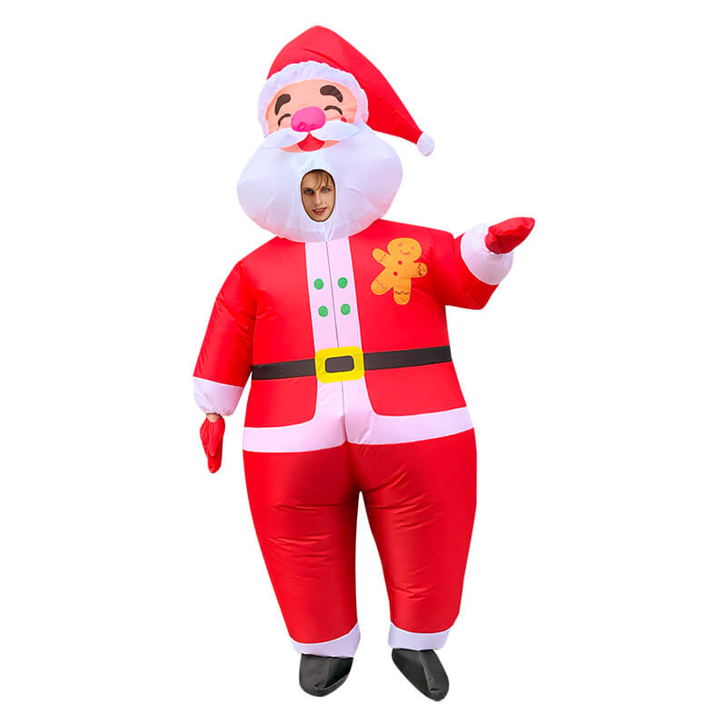 Inflatable Santa Claus Costume Christmas Party Outfit for Adults 29