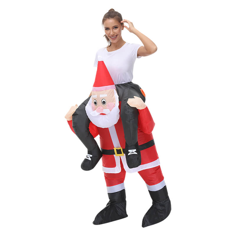 Inflatable Santa Claus Costume Christmas Party Outfit for Adults 30