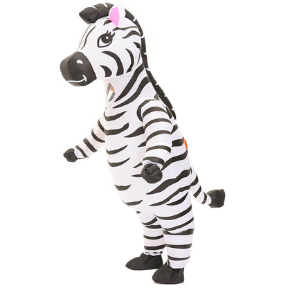Inflatable Santa Claus Costume Christmas Party Outfit for Adults 10