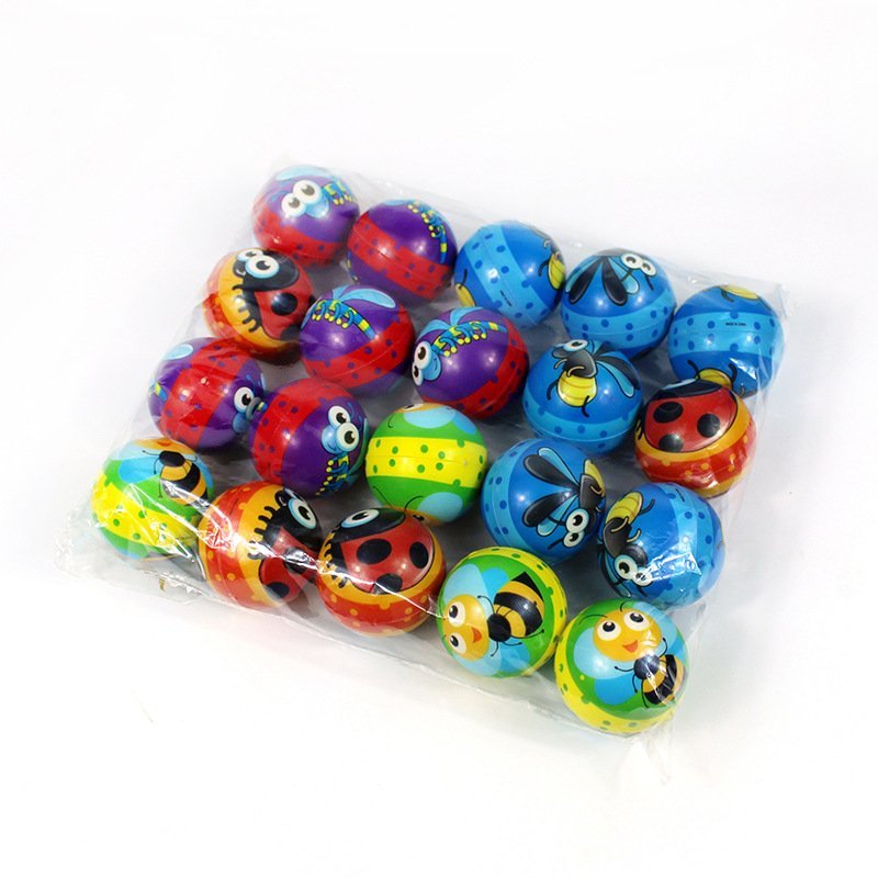 Insect Pattern Sensory Stress Ball Squeeze Toy 1 Piece