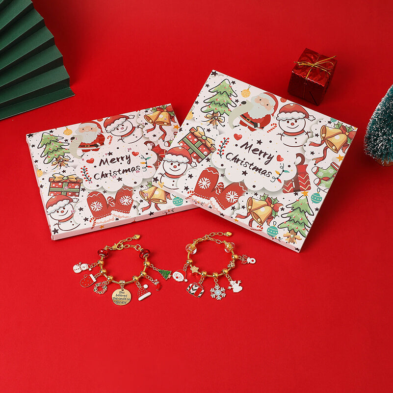 Christmas Jewelry Advent Calendar DIY Bracelet Countdown Set 2
