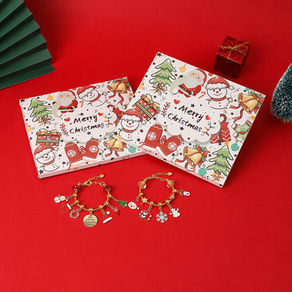 Christmas Jewelry Advent Calendar DIY Bracelet Countdown Set 2