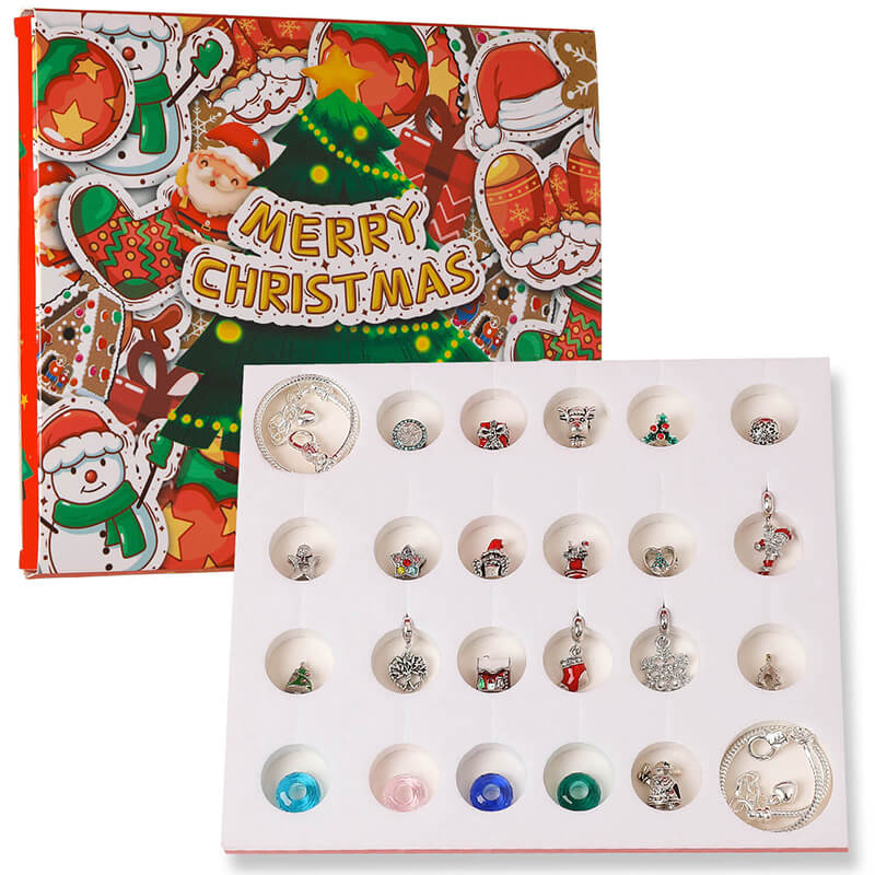 Jewelry Advent Calendar Christmas Countdown DIY Bracelet Blind Box 4