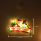 LED Santa Claus Window Hanging Christmas Decoration Lamp 15