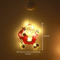 LED Santa Claus Window Hanging Christmas Decoration Lamp 8