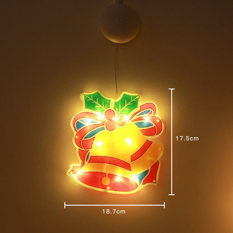 LED Santa Claus Window Hanging Christmas Decoration Lamp 9
