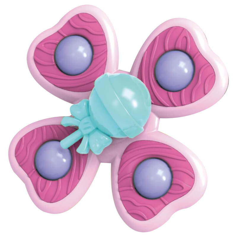 Plastic Spinner Fidget Toy with Suction Cup 3 Pack Lollipop Ice Cream Doughnuts 5