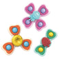Plastic Spinner Fidget Toy with Suction Cup 3 Pack Lollipop Ice Cream Doughnuts