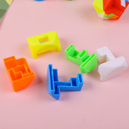 Plastic Luban Lock Puzzle Brain Teaser Educational Toy 2