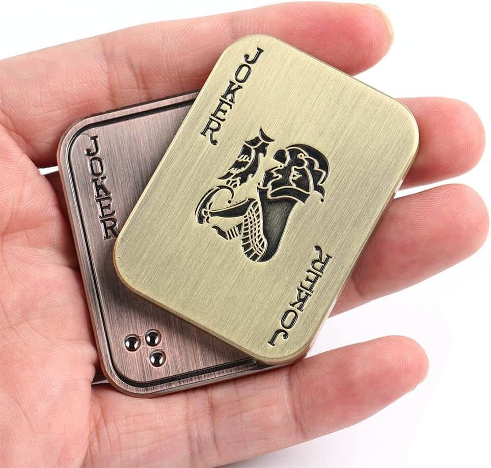 Zinc Alloy Magnetic Poker Fidget Slider Metal Fidget Toy 8
