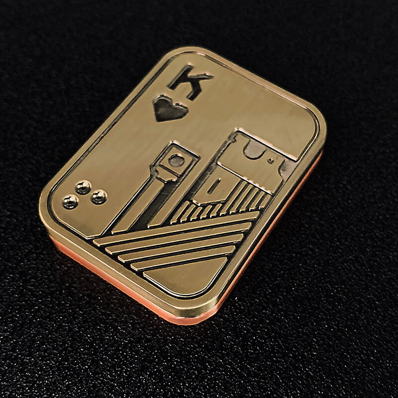 Zinc Alloy Magnetic Poker Fidget Slider Metal Fidget Toy 31