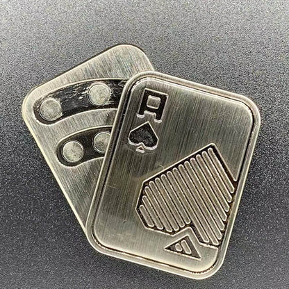 Zinc Alloy Magnetic Poker Fidget Slider Metal Fidget Toy 18
