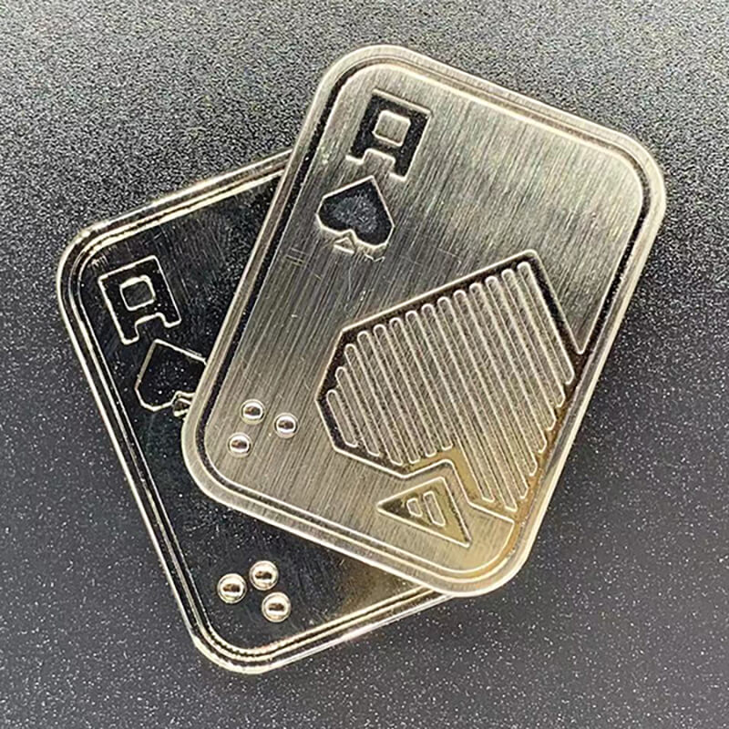 Zinc Alloy Magnetic Poker Fidget Slider Metal Fidget Toy 19