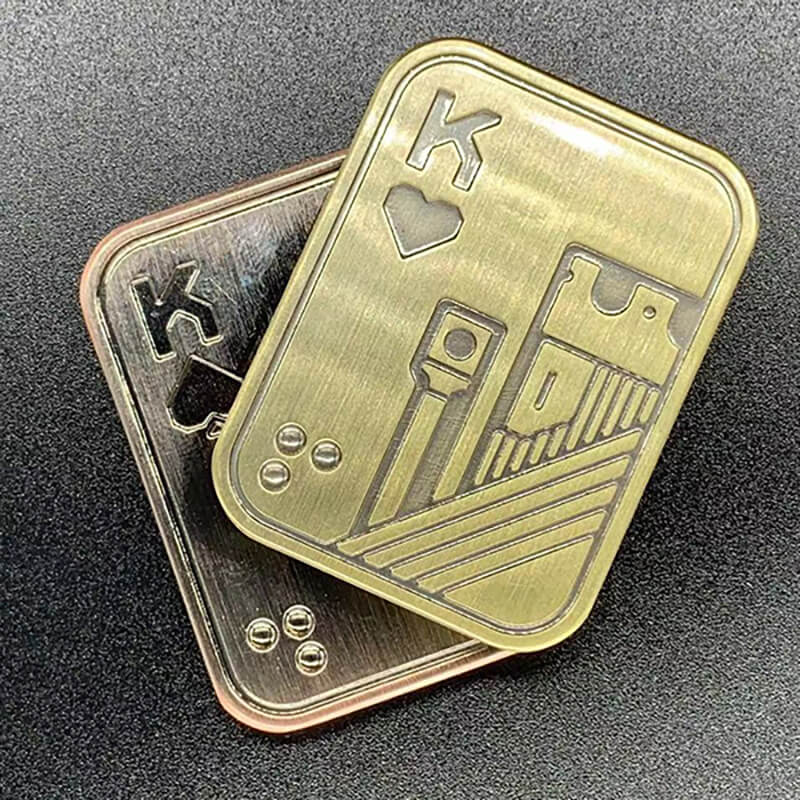 Zinc Alloy Magnetic Poker Fidget Slider Metal Fidget Toy 21