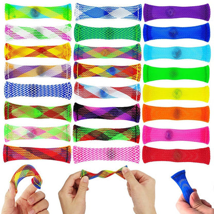 Mesh Fidget Toy with Marble Sensory Stress Relief 9.5cm x 3cm