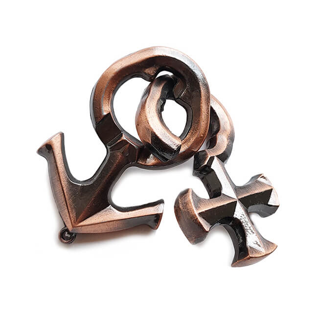 Metal Brain Teaser Puzzle Interlocking Jigsaw Educational Toy 12