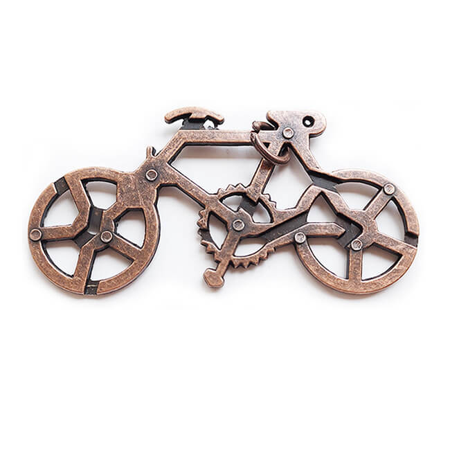 Metal Brain Teaser Puzzle Interlocking Jigsaw Educational Toy 15