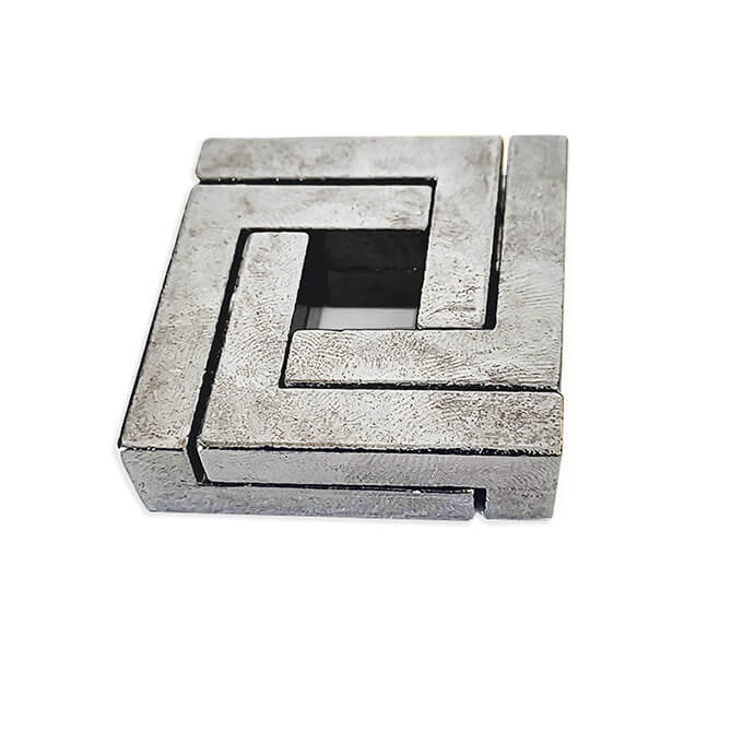 Metal Brain Teaser Puzzle Interlocking Jigsaw Educational Toy 19