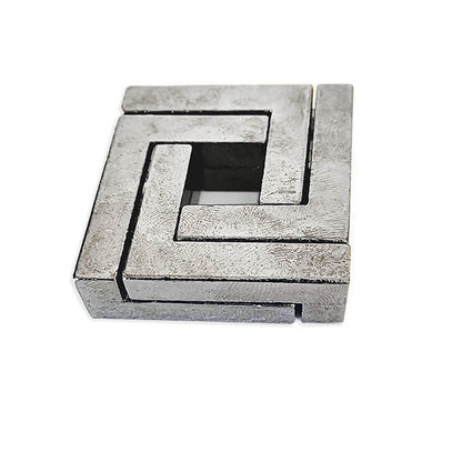Metal Brain Teaser Puzzle Interlocking Jigsaw Educational Toy 19