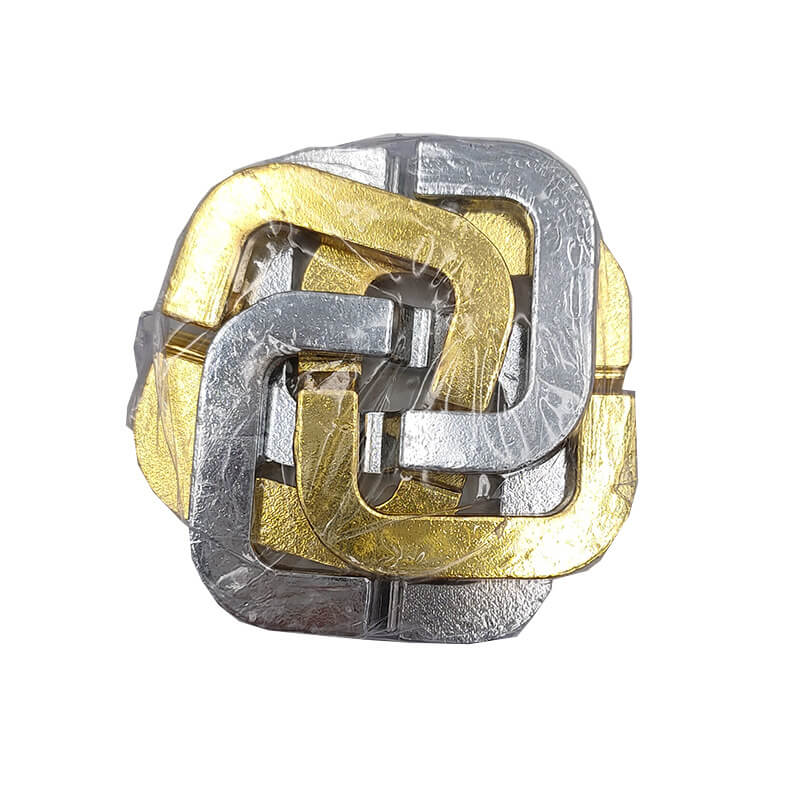 Metal Brain Teaser Puzzle Interlocking Jigsaw Educational Toy 21