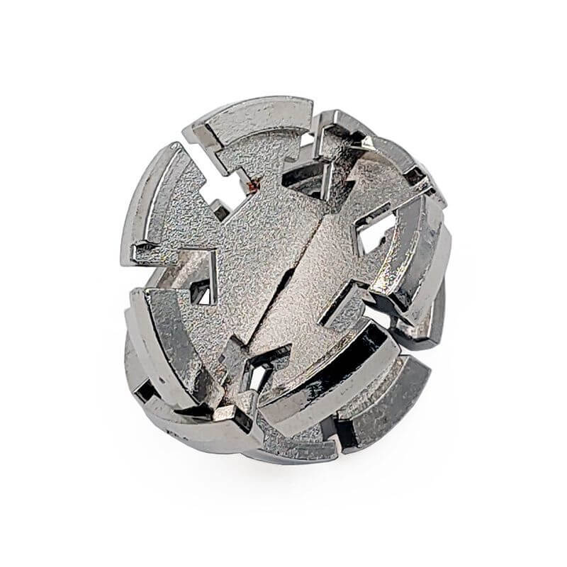 Metal Brain Teaser Puzzle Interlocking Jigsaw Educational Toy 48