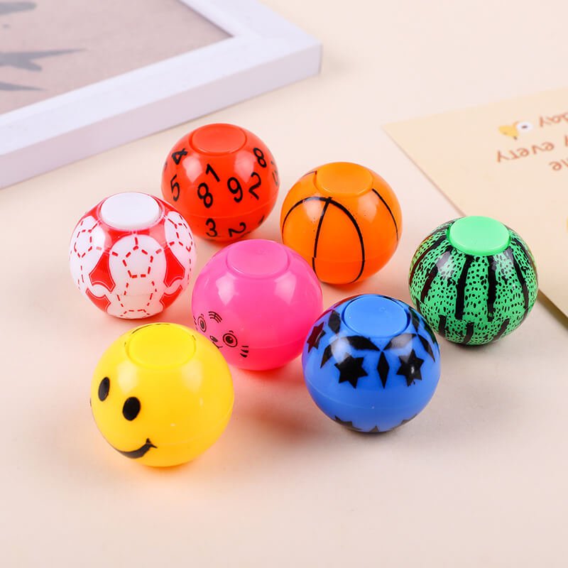 Plastic Mini Fidget Spinner Random Color 3.5cm to 6cm
