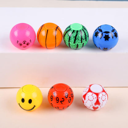 Plastic Mini Fidget Spinner Random Color 3.5cm to 6cm 3